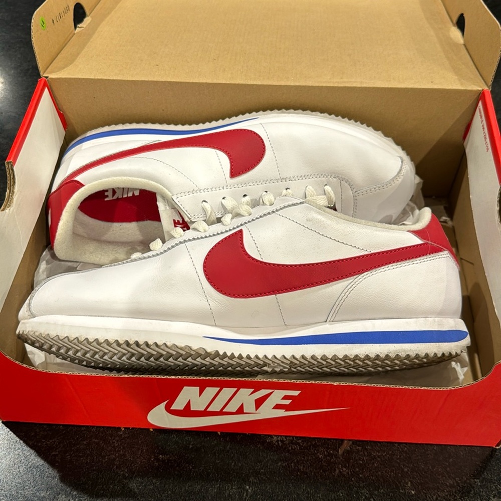 XLNT CONDITION Nike Cortez Basic OG '72 Forrest Gump 2017 882254-164 10 US 44 EU